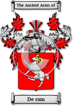 De ram Family Crest Download (jpg) Legacy Series - 150 DPI